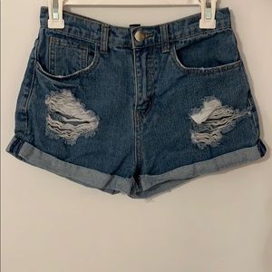 jean shorts